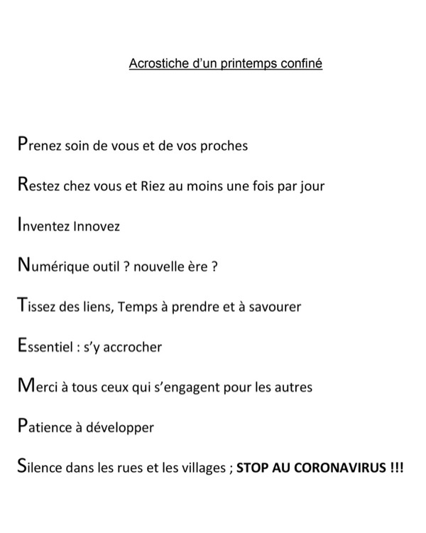 Macon Infos Le Web Journal Du Maconnais Lugny Des Messages D Encouragement Et De Gratitude Du College Victor Hugo
