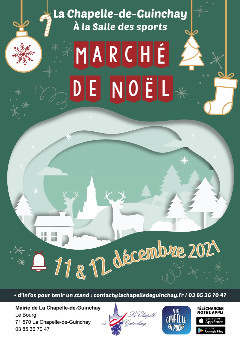 Marche De Noel La Chapelle De Guinchay Mâcon Infos - Le Web Journal du Mâconnais - LA CHAPELLE-DE-GUINCHAY :  Rendez-vous sur le 1er marché de Noël ce weeke end
